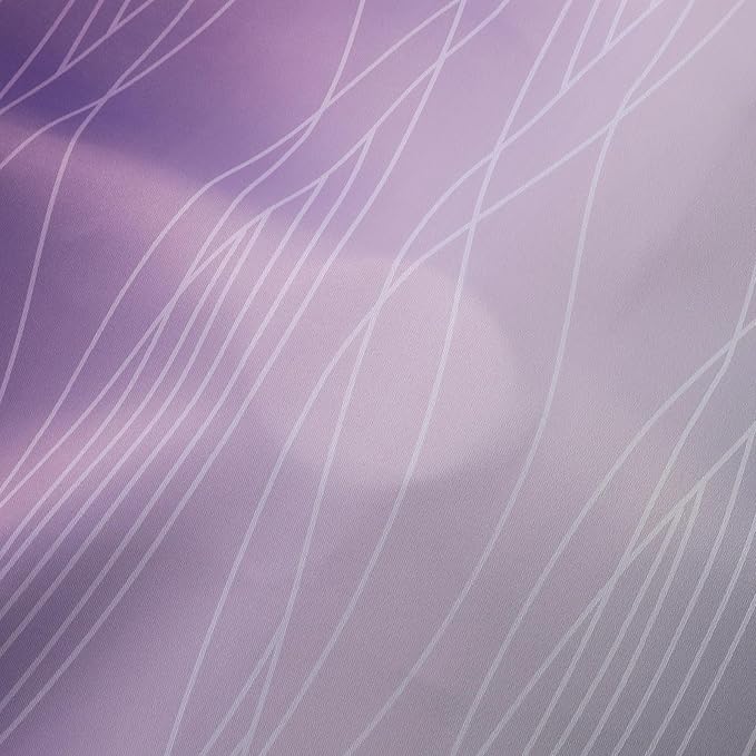 Black and Purple Ombre Blackout Curtains 84 Inch Long | Room Darkening Curtains - Image 8