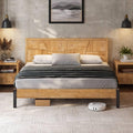 Bme Trapeze King Bed Frame – Modern Solid Wood Bed by Bme
