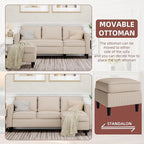 Nuturelly Convertible Sectional Sofa Couch - Image 5