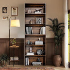 GRUSIGN 71" Tall 6-Tier Bookshelf, Large Open Display Bookcase - Image 3