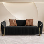 2-Piece Luxury Velvet Sofa Set for Living Room, Elegant Design Couch Set - Image 5