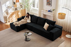 135” Cloud Sectional Couch, Boneless Sofa by ODUWA