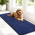 OLANLY Front Door Mat 47x17, Waterproof Heavy-Duty Indoor Outdoor Doormat | Blue by OLANLY
