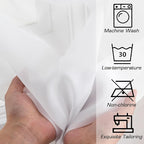 Short Sheer Curtains 30 Inches 2 Panels Set, Kitchen Curtains Tiers Light - Image 5