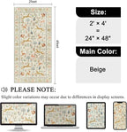 DUKINO 2x4 Rug for Entryway, Animal Washable Runner Rug for Kitchen, Low Pile - Image 2