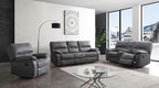 Betsy Furniture Microfiber Reclining Sofa Couch Set Living Room Set 8007 by BetsyFurniture