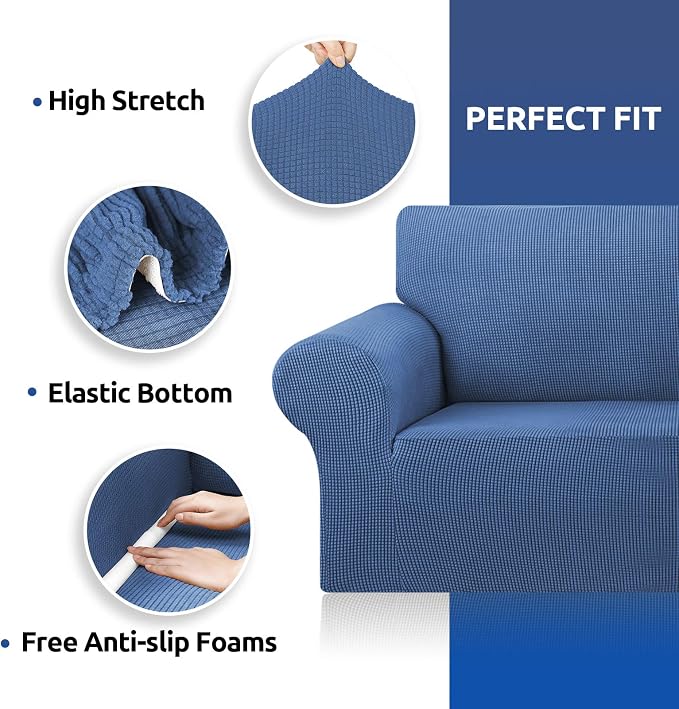 Stretch Oversized Couch Covers for Sofa Slipcover, Riverside | 1-Piece Washable - Image 6