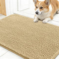 OLANLY Dog Door Mat for Muddy Paws 24x16, Super Absorbent Chenille Mud Mat | by OLANLY
