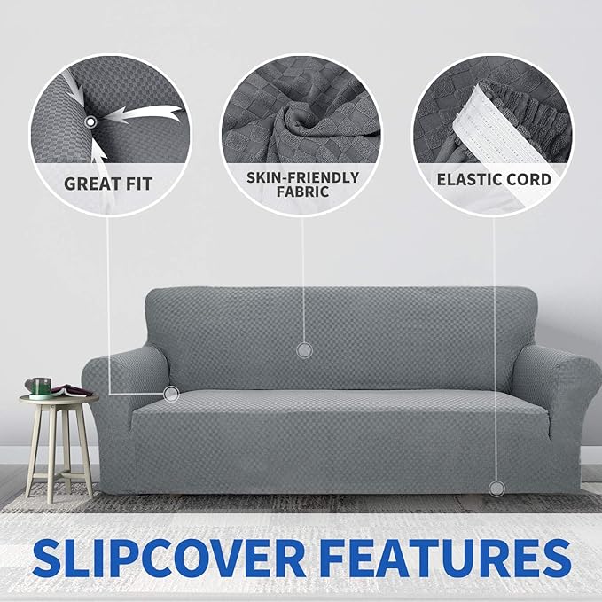 ZNSAYOTX 1 Piece Jacquard Couch Covers - Image 3