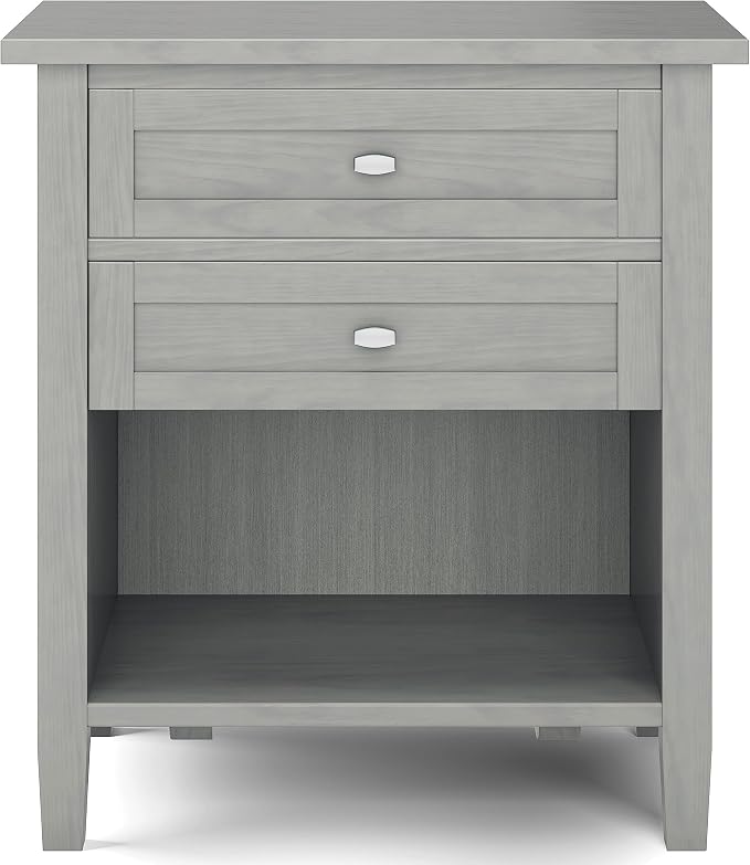 SIMPLIHOME Warm Shaker Bedside Table - Image 5