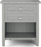 SIMPLIHOME Warm Shaker Bedside Table - Image 5