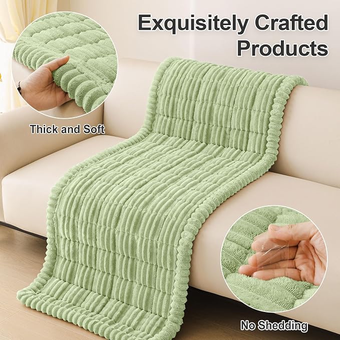 Couch Cover for Dogs, Washable Non Slip Plush Flannel Sofa Protector | Thick - Image 8