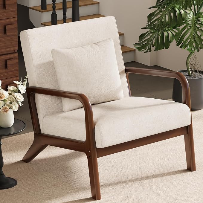 ELUCHANG Mid-Century Modern Chair, Accent Chair by ELUCHANG