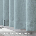 Grey Green Curtains 72 Inch Length - Image 7