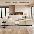 Belffin 5 Seats L Shaped Sectional Couch - Image 6