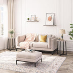 HOOBRO Side Table, Round End Accent Table - Image 2