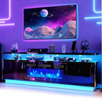 MXV 70" Fireplace TV Stand for TVs up to 80", Entertainment Center by Unknown