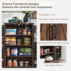 ACCOHOHO 47" Kitchen Pantry, Farmhouse Storage Cabinet - Image 6