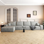 AUGOP 136" Sectional Couches for Living Room Modern Modular Sofa by AUGOP
