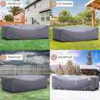 Mrrihand Heavy Duty Patio Furniture Covers, Outdoor Furniture Covers Waterproof - Image 6