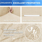 ZNSAYOTX 1 Piece Jacquard Chair Slipcovers - Image 4