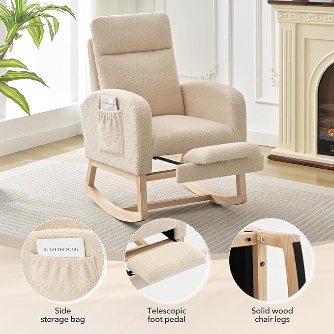 Rocking Chair Nursery, Nursing Rocking Chairs - Image 5