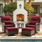 HILLGA 5-Piece Luxury Patio Furniture Set by HILLGA