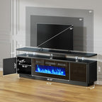 70" Fireplace TV Stand with Double LED Lights - Image 4