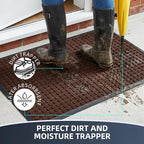 Front Door Mat Outside Entrance, Heavy Duty Waterproof Doormat | 73"x46" - Image 3