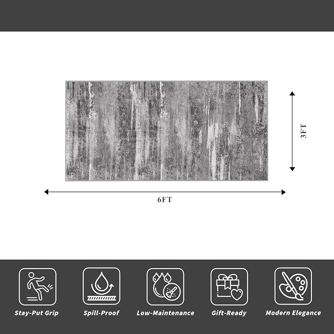 YOUFORTONG Washable Runner Rugs 3x6 - Image 2