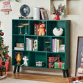 LEYAOYAO 10 Cube Bookshelf, 3 Tier Modern Wide Bookcase by LEYAOYAO-Findtheshiningpointofyourideallife%EF%BC%81