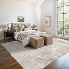Abstract 8x8 Washable Area Rug - Image 3