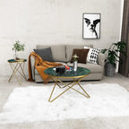 HLR Round Coffee Table with Green Faux Marble Top - Image 8