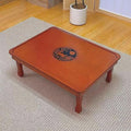 Rectangle Folding Low Coffee Table, Japanese Style Solid Wood Floor Table by RCJCQSR