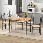 NAFORT 5-Piece Vintage Rectangular Table Set - Image 2