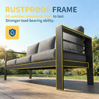 Solaste Aluminum Patio Furniture Set - Image 3