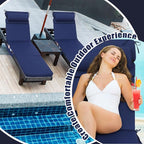 Wenqik 2 Pcs Outdoor Chaise Lounge Cushion - Image 4