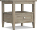 SIMPLIHOME Warm Shaker End Table by SimpliHome