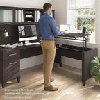 Bush Home 72-Inch L-Shaped Sit to Stand Desk - Image 4