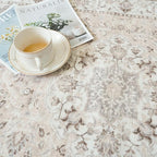 3x5 Living Room Area Rugs: Vintage Washable Non-Slip Rug - Image 3