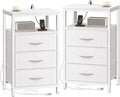 Huuger Nightstands Set of 2, 27.6 Inch End Tables by Huuger