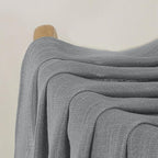 Chyhomenyc Charcoal Grey Semi Sheer Curtains 54 Inch Length - Image 9