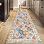 HEBE Hallway Runner Rug 2'8''x12', Washable Non Slip Kitchen Rug Runner | Soft - Image 7