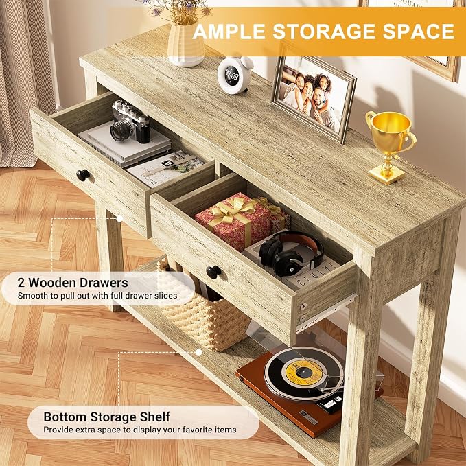 Homieasy Farmhouse Console Table - Image 5