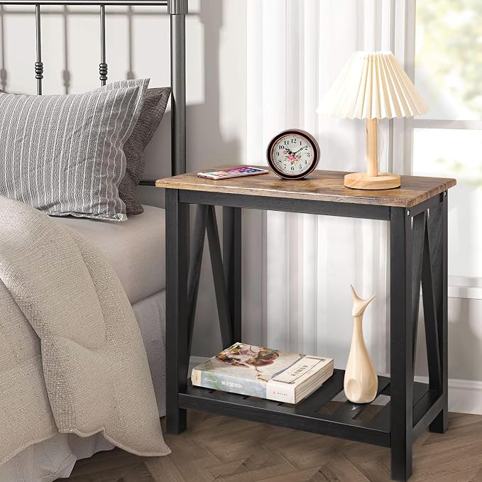 Narrow Side Table Rectangular End Tables - Image 5