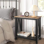 Narrow Side Table Rectangular End Tables - Image 5