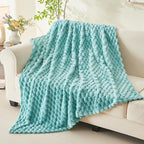 NEWCOSPLAY Fleece Clouds Cozy Twin Blanket - Image 3