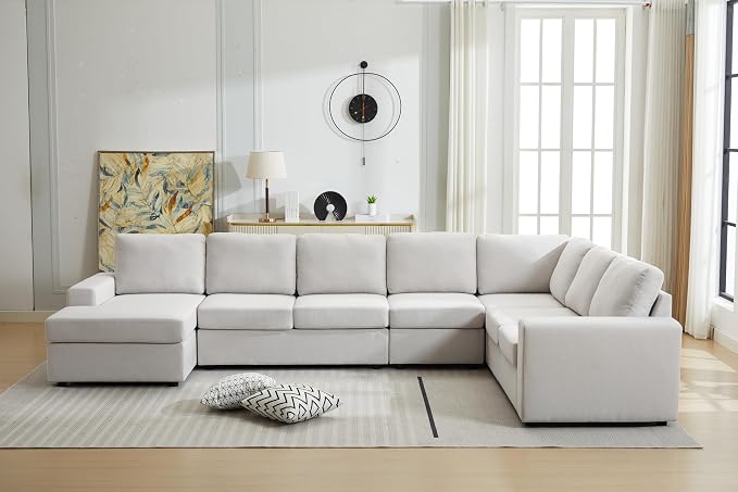 Ball & Cast 147" L-Shaped Sectional Couch - Image 10