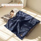 MAXYOYO 3 in 1 Kids Bean Bag Chair Couch, Convertible Chair Folds from Bean Bag - Image 5