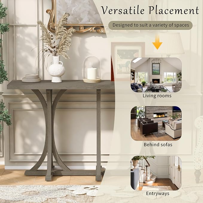 59.8'' Wooden Console Table - Image 7